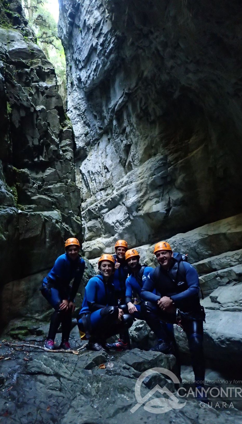 Séjours groupes d'amis en canyoning