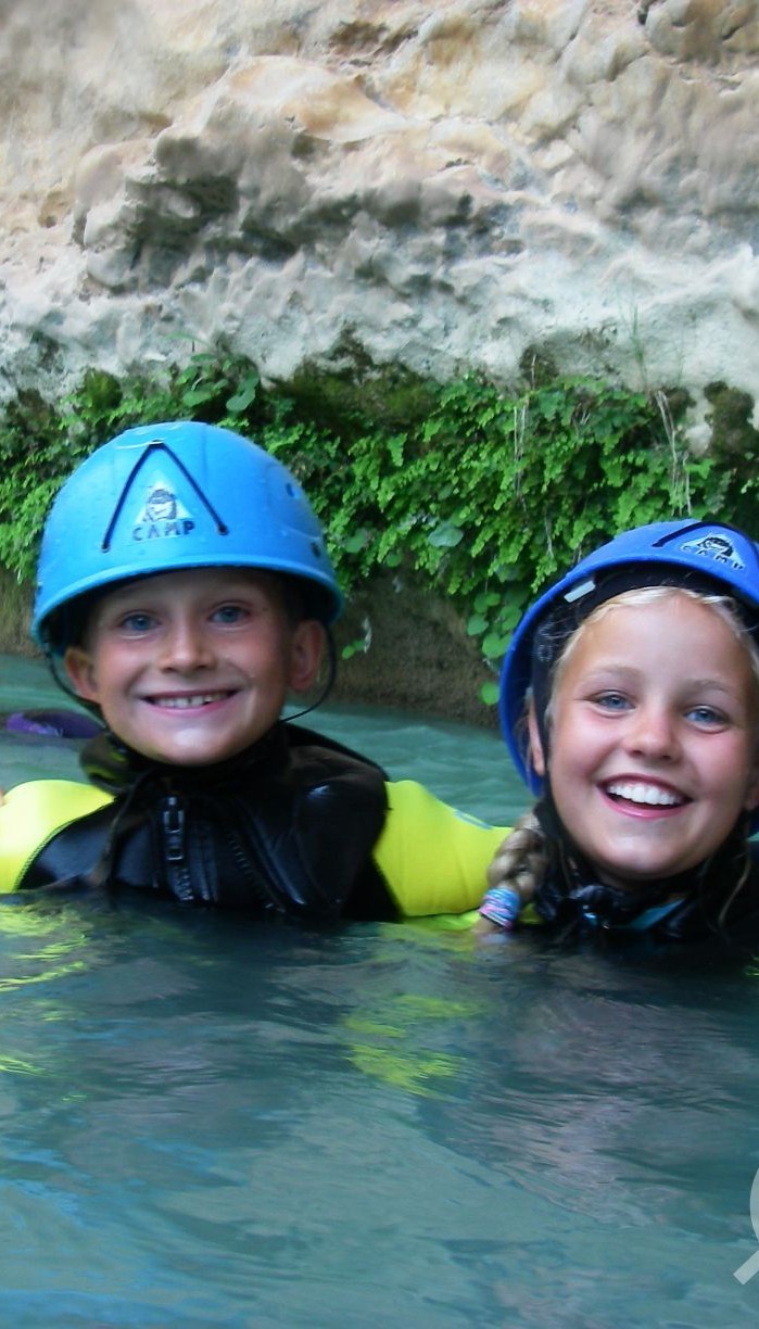 Canyoning, sport en plein nature pour les enfants