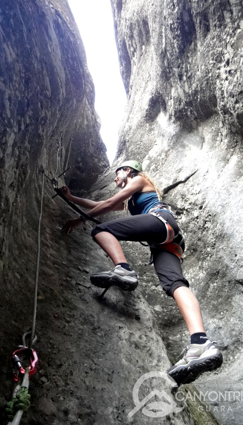 Via ferrata pour experts, Canal del Palomo